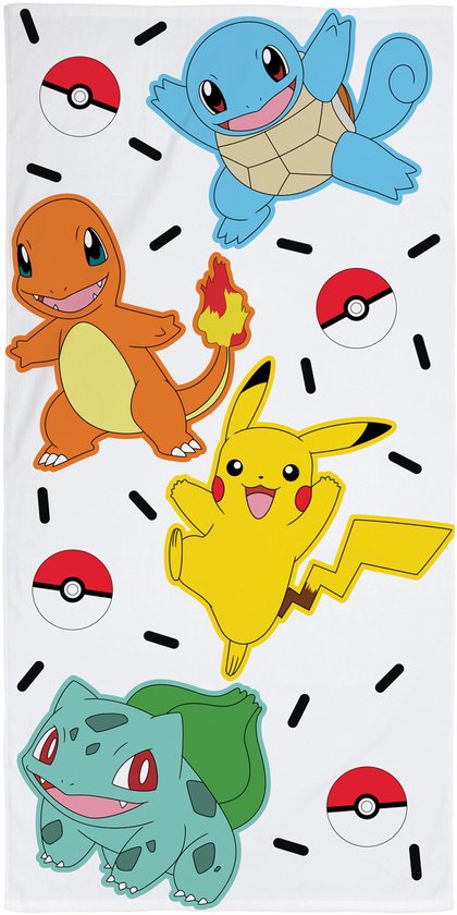 Pokémon - Starters Pokemon Strandlaken 140 x 70 cm