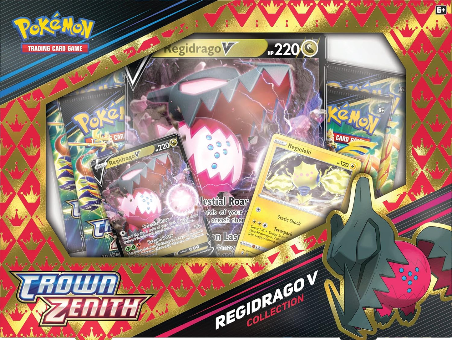 Pokemon Crown Zenith Regidrago V Collection Box