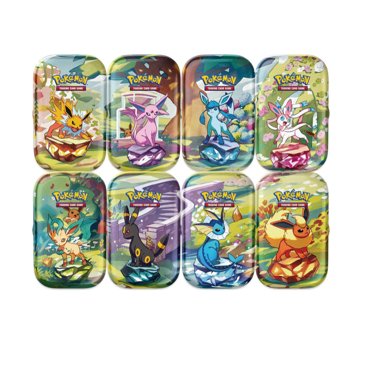 Pokémon Prismatic Evolutions Mini Tin Display PRE ORDER