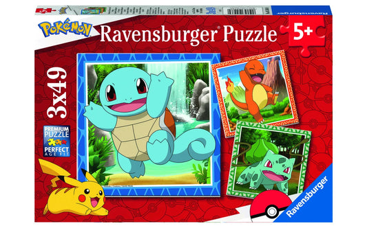 Pokemon Puzzle Charmander, Bulbasaur en Squirtle 5+