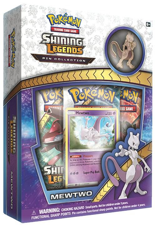 Pokémon Shining Legends Mewtwo Pin Collection