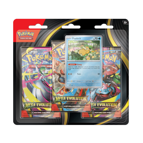 Mega Evolution 3 Pack Blister Psyduck