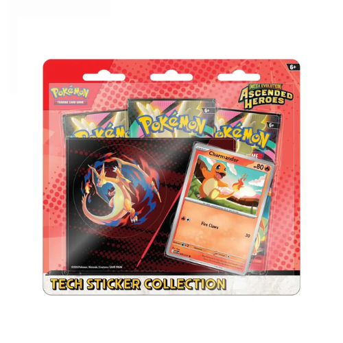Pokémon Ascended Heroes Tech Sticker Collection Charmander (Pre Order)