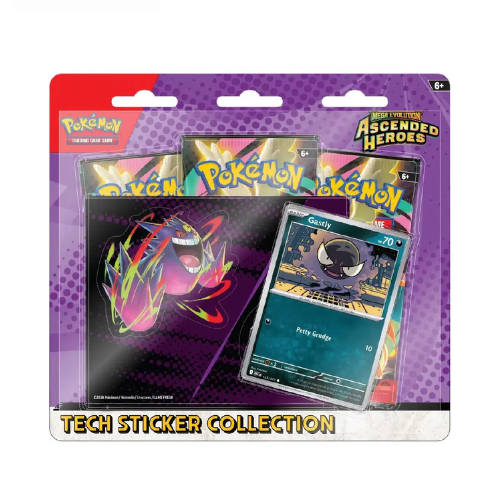 Pokémon Ascended Heroes Tech Sticker Collection Gastly