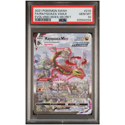 Pokémon Rayquaza VMAX #218 PSA 10