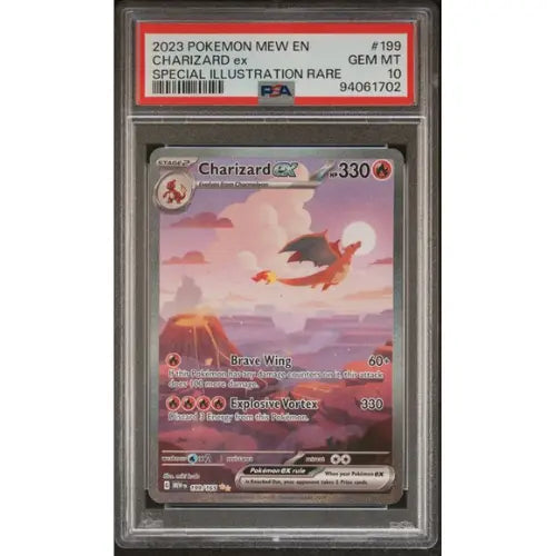 Pokémon Charizard ex #199 PSA 10