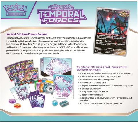 Pokémon Temporal Force Elite Trainer Box - Walking Wake