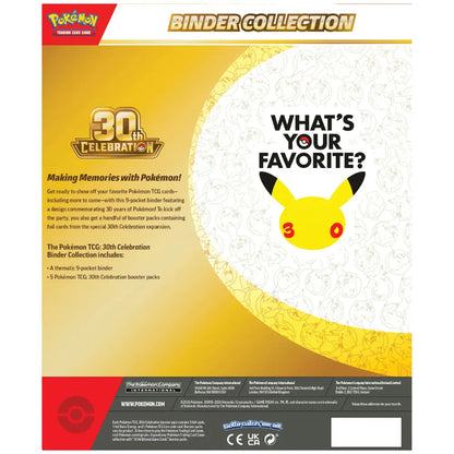 Pokémon 30th Celebration Binder Collection
