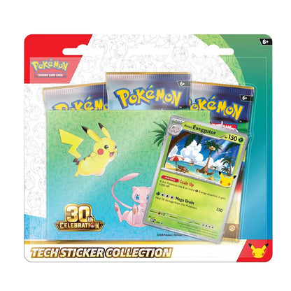 30th Celebration Tech Sticker Collection Lucario / Alolan Exeggutor