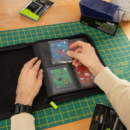 Vault X 4-Pocket Exo-Tec Toploader Zip Binder