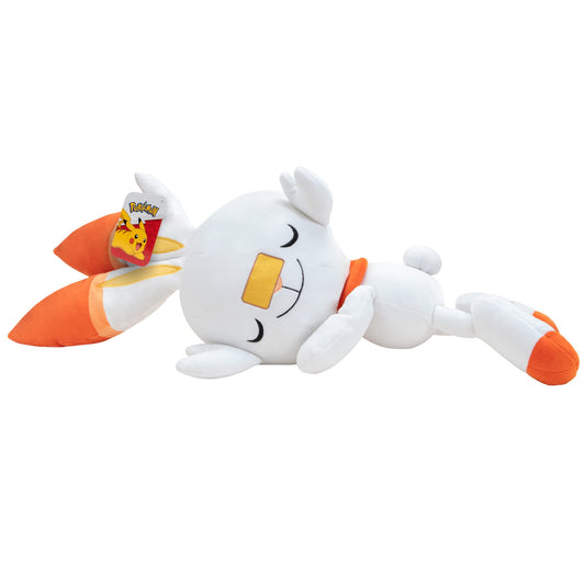 Pokémon Sleeping Scorbunny Pluche / Knuffel 45CM