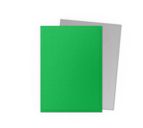 Dragon Shield Dual Matte Sleeves: Apple Green & Silver (100 stuks)