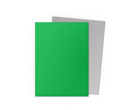 Dragon Shield Dual Matte Sleeves: Apple Green & Silver (100 stuks)