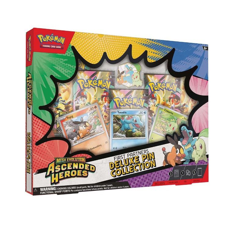 Pokémon Ascended Heroes First Partners Deluxe Pin Collection