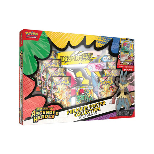 Ascended Heroes Premium Poster Collection Mega Lucario / Gardevoir