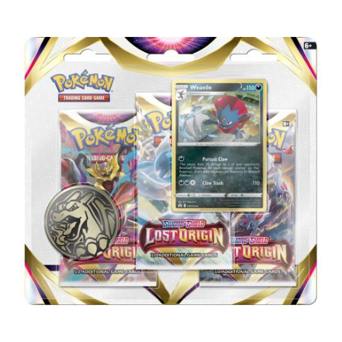 Pokémon Lost Origin 3-Pack Blister (Weavile)