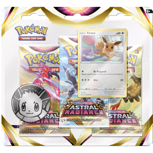 Pokémon Astral Radiance 3-Pack Blister (Eevee)