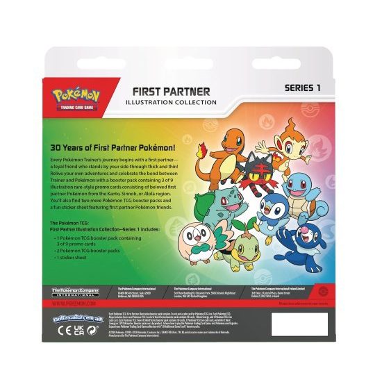 Pokémon First Partner Illustration Collection – Series 1