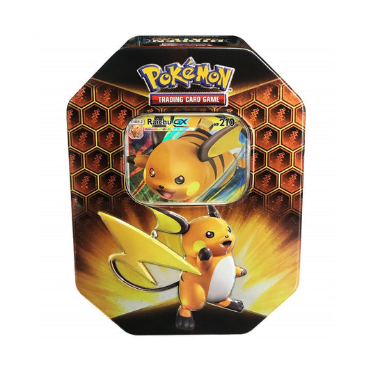 Pokémon Hidden Fates Raichu GX Tin