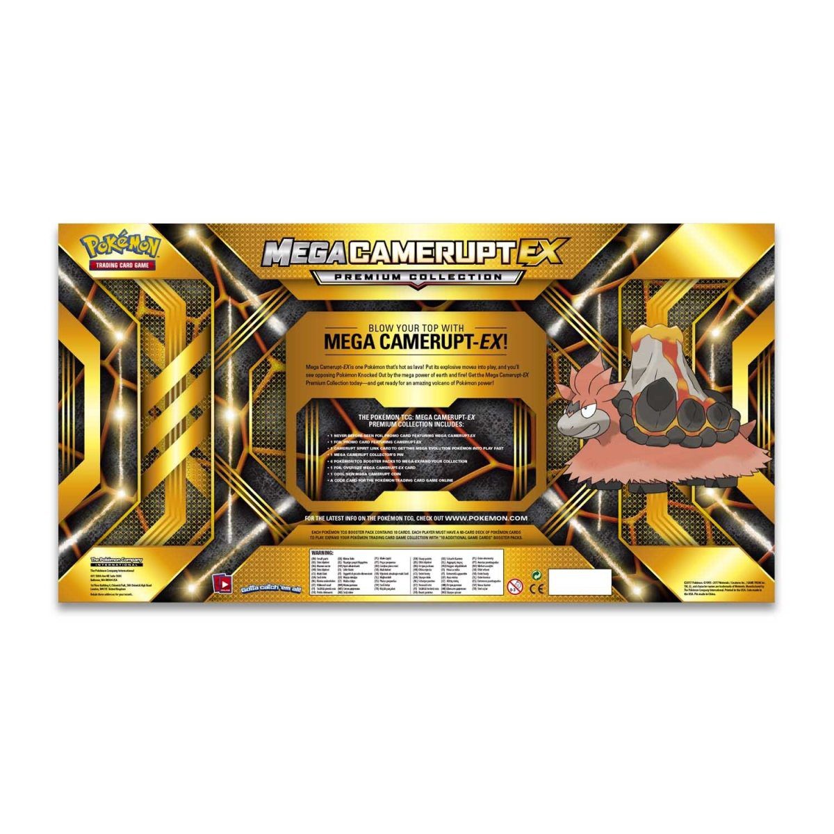 Pokémon Mega Camerupt-EX Premium Collection
