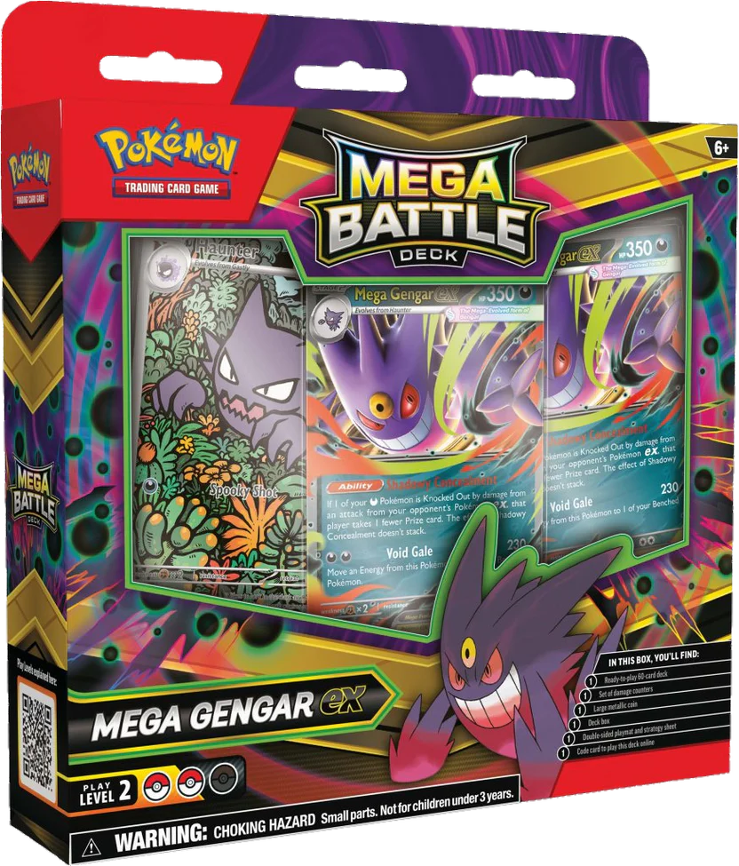 Pokémon Mega Gengar ex Mega Battle Deck