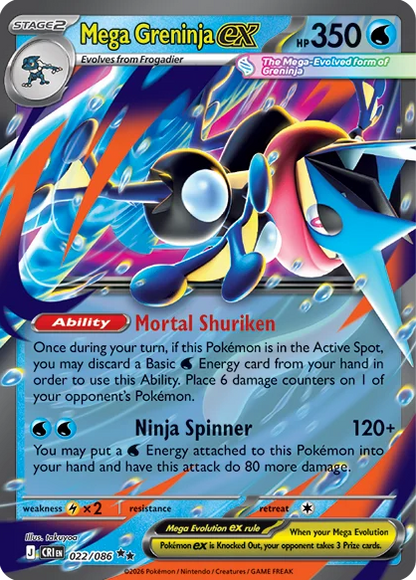 Mega Greninja ex Premium Collection