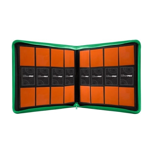 Ultra Pro 12-Pocket Binder Zippered - Groen