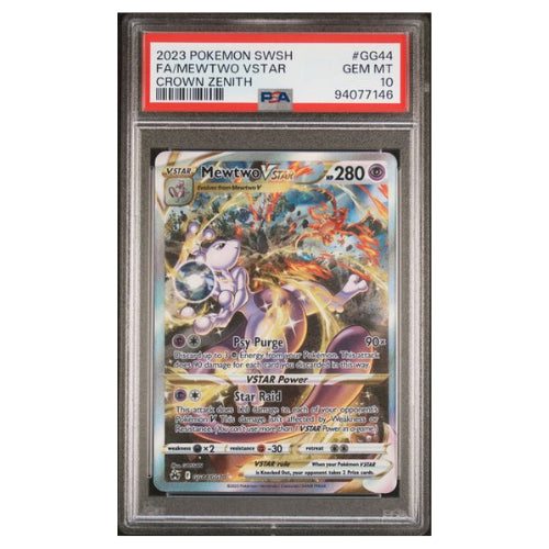 Pokémon Mewtwo VSTAR  #GG44 PSA 10