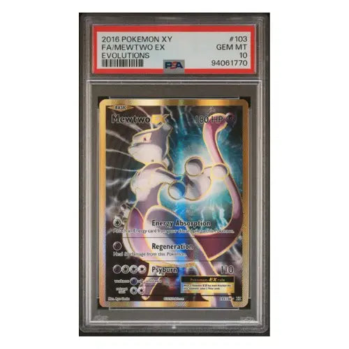 Pokémon Mewtwo EX #103 PSA 10