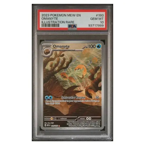 Pokémon Omanyte #180 PSA 10