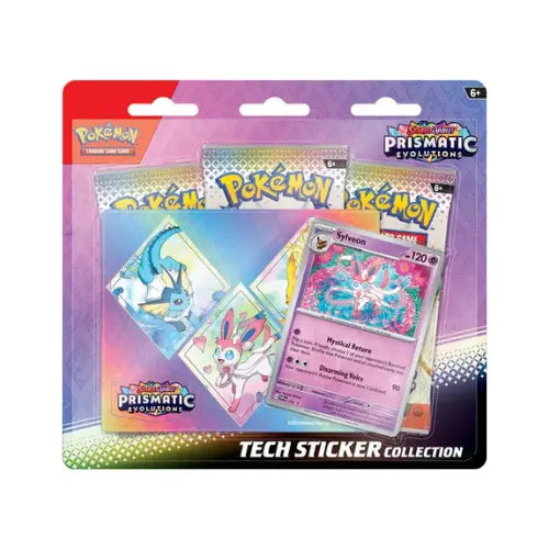 Pokémon Prismatic Evolutions Tech Sticker Collection Sylveon PRE ORDER