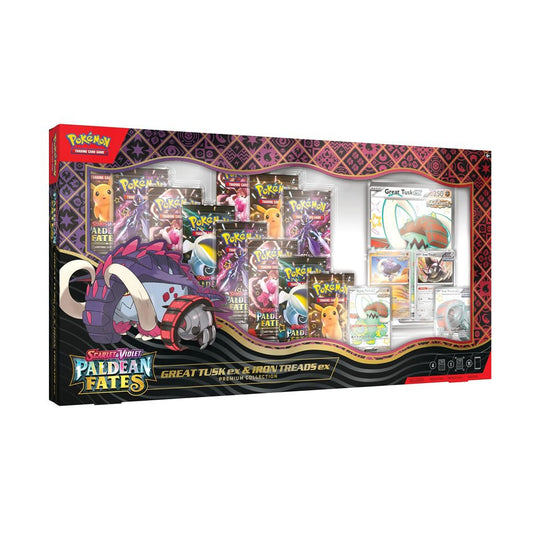 Pokémon Paldean Fates Great Tusk Iron Treads Box