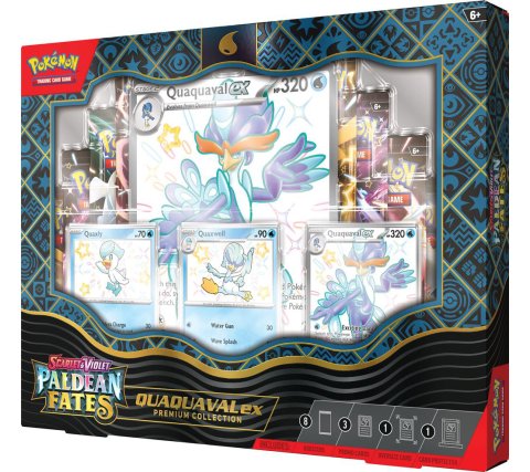 Pokémon Scarlet & Violet Paldean Fates Premium Collection Box - Quaquaval EX