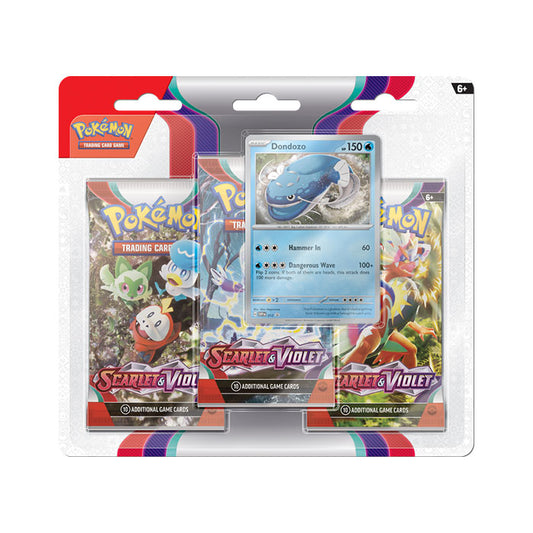 Scarlet & Violet 3 Pack Blister – Dondozo