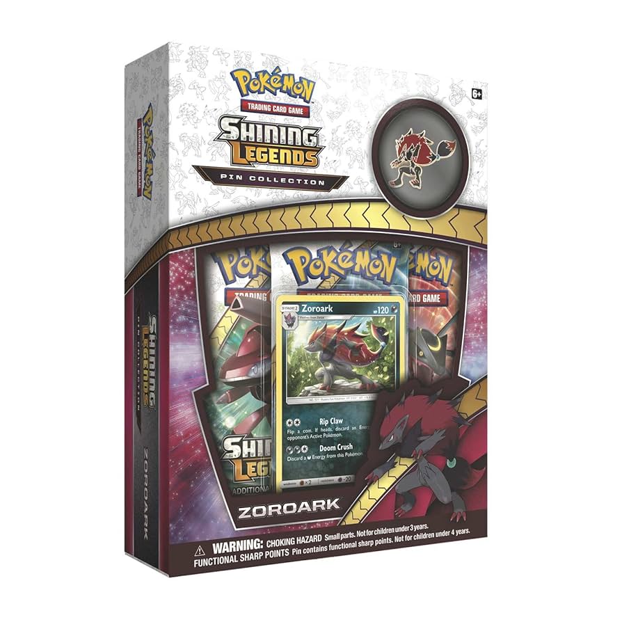 Pokémon Shining Legends Zoroark Pin Collection
