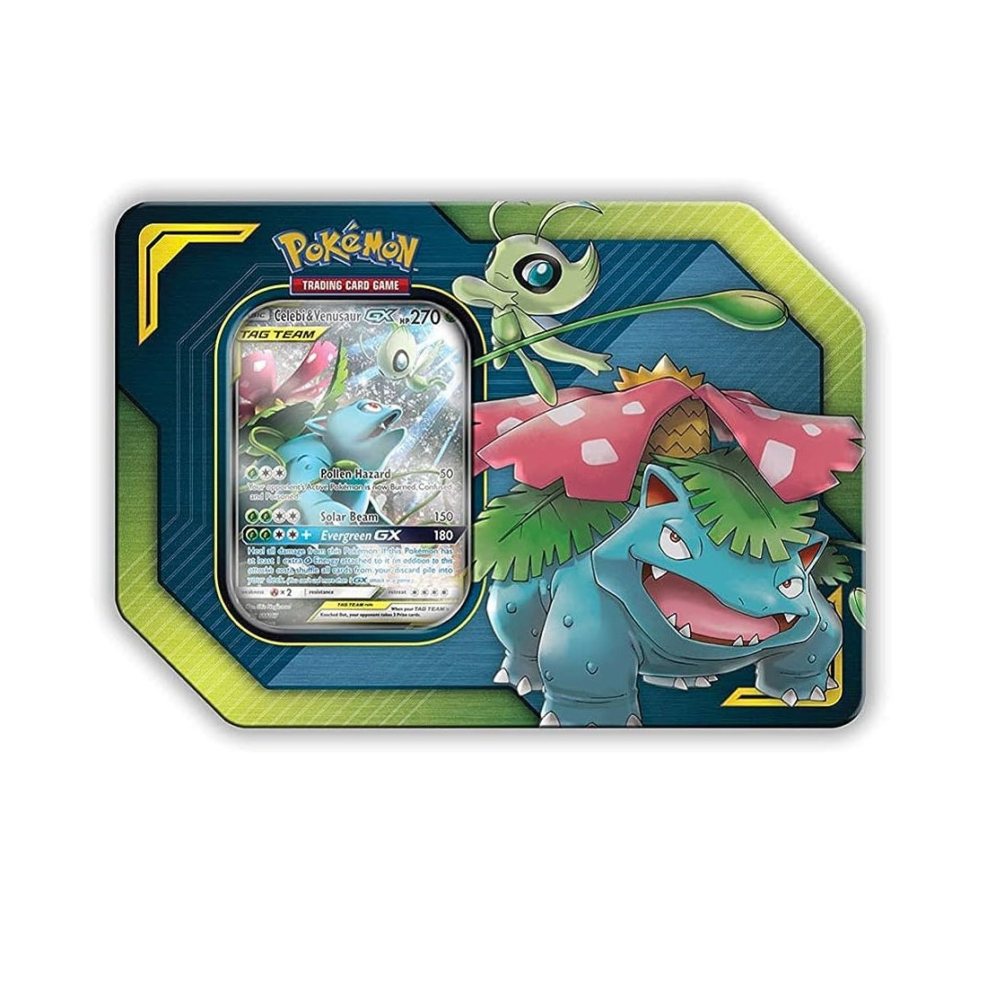 Tag Team Tins: Celebi & Venusaur GX Tin