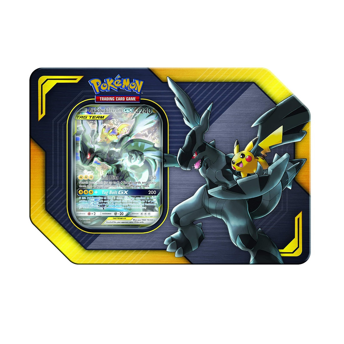 Tag Team Tins: Pikachu & Zekrom GX Tin