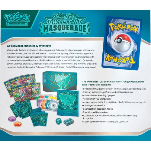 Pokémon Twilight Masquerade Elite Trainer Box