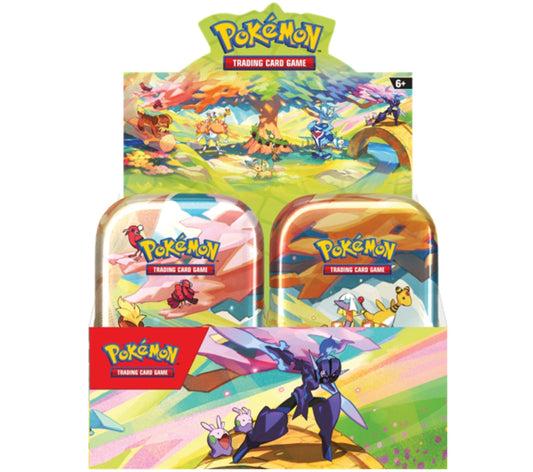 Pokémon Vibrant Paldea Mini Tin Display (10X)