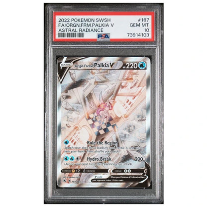 Pokémon Origin Forme Palkia V #167 PSA 10