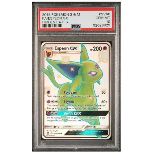 Pokémon Espeon GX #SV60 PSA 10