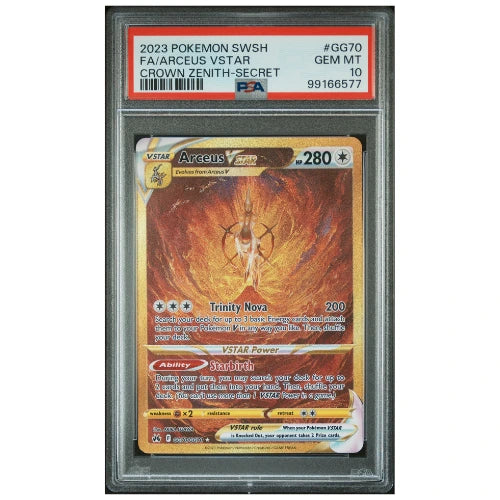 Pokémon Arceus VSTAR #GG70 PSA 10