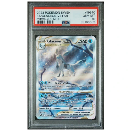 Pokémon Glaceon VSTAR #GG40 PSA 10