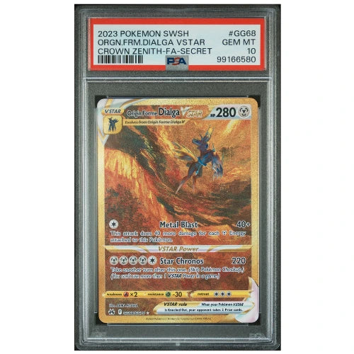 Pokémon Origin Forme Dialga VSTAR #GG68 PSA 10