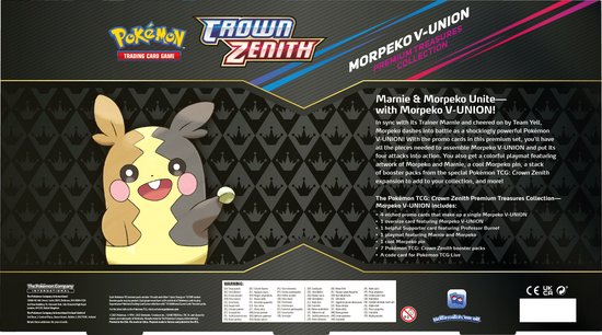 Pokémon Crown Zenith Morpeko V-Union Premium Playmat Collection