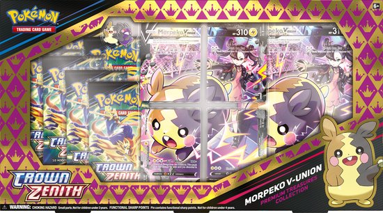 Pokémon Crown Zenith Morpeko V-Union Premium Playmat Collection