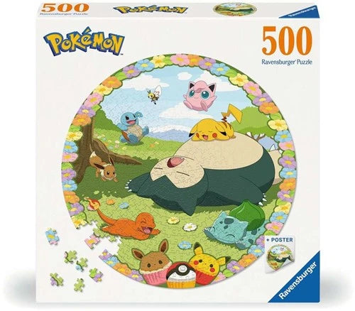 Pokémon Ronde Puzzel (500 stukjes)