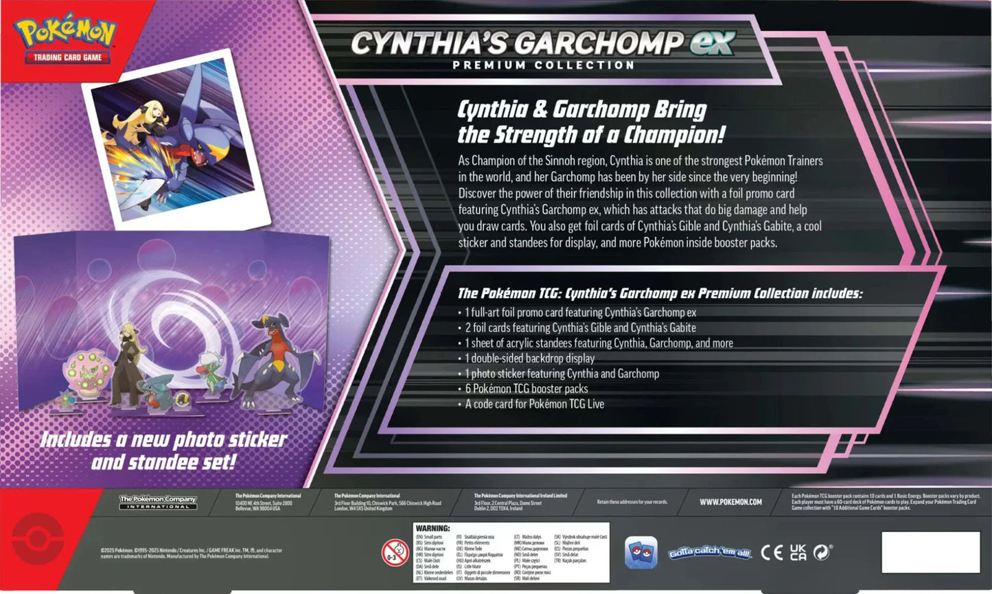 Pokémon TCG: Cynthia's Garchomp Ex Premium Collection