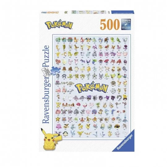 Pokémon puzzle Pokédex 1e generatie