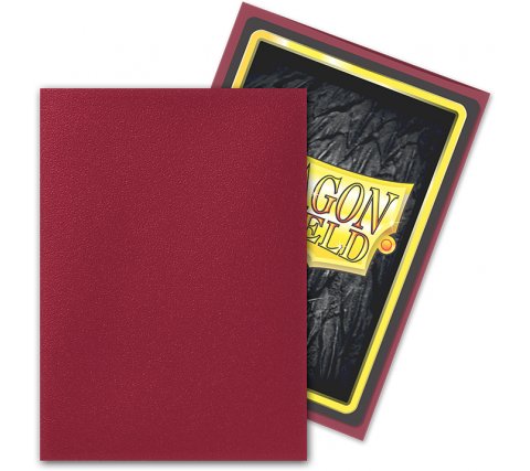 Dragon Shield Sleeves Matte Blood Red (100 pieces)